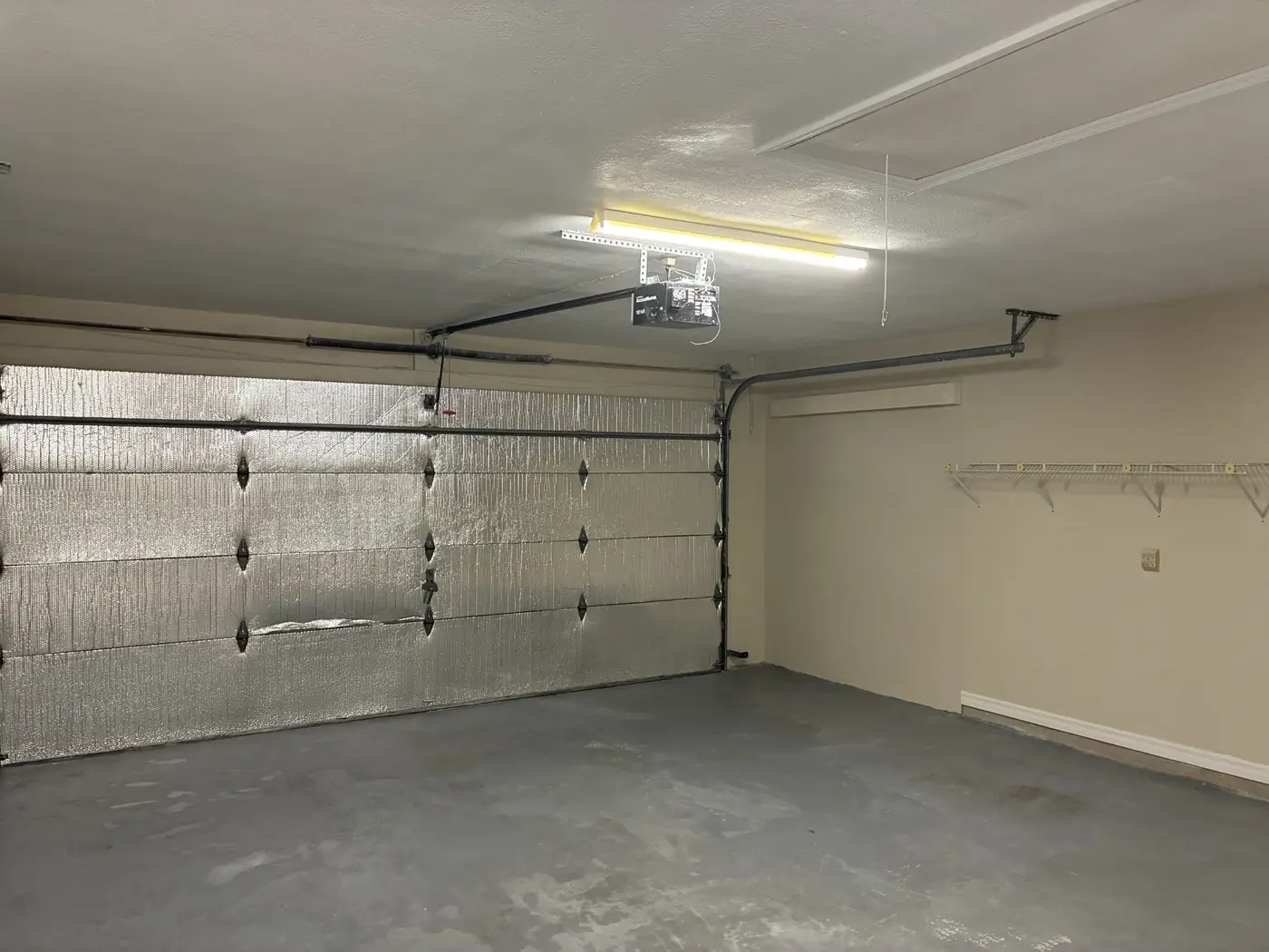 Garage ceiling & painting — after