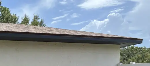 Gutter & exterior trim painting — after