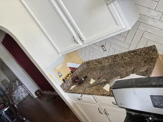 Cabinets, herringbone & more — during