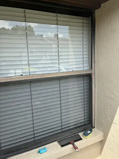 Window frame restoration — before
